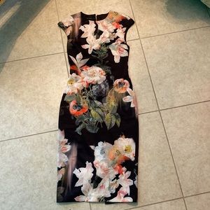 Ted Baker London Midi Floral Dress